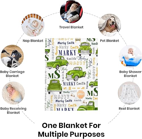 Miniatura 89 de Custom Name Blanket Throw Personalized Blanket for Kid with Names Customized Blanket with Name for Baby,Custom Blanket,Gift for Birthday Letter