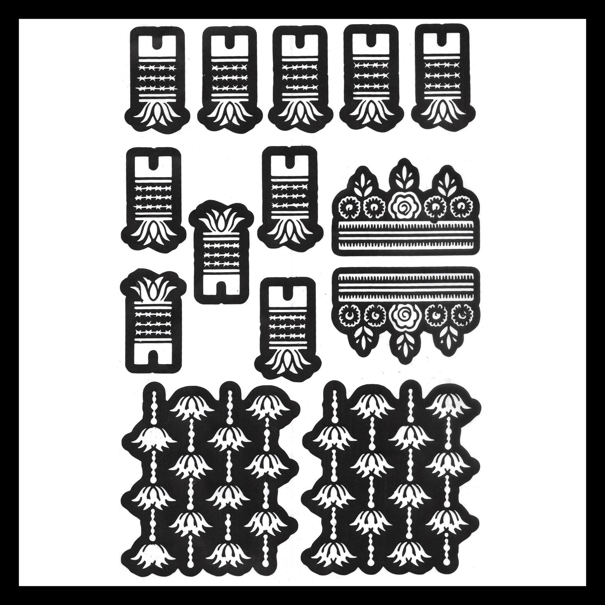Full Hand Mehndi Stencil Design Full Hand Set | Henna Tattoo Stencil for Women, Girls and Kids | Easy to use in just 4 Steps | Traditional Floral Paisley Mehandi Sticker | (MS-05)-image-17