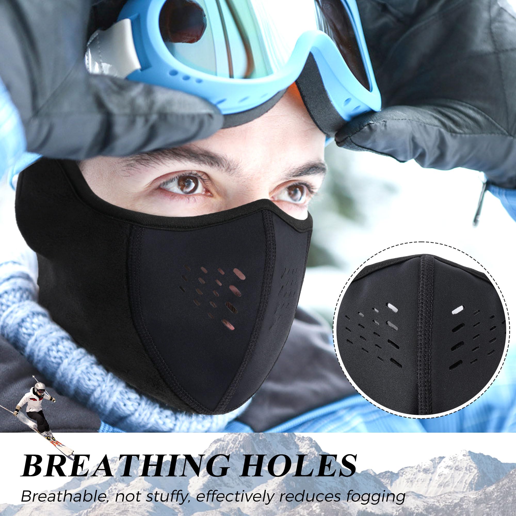 WTACTFUL Balaclava Half Face Mask for Men Women Windproof Warm Thermal Breathable for Skiing Snowboarding Motorcycle Cycling Hiking Winter Outdoor Sports #1
