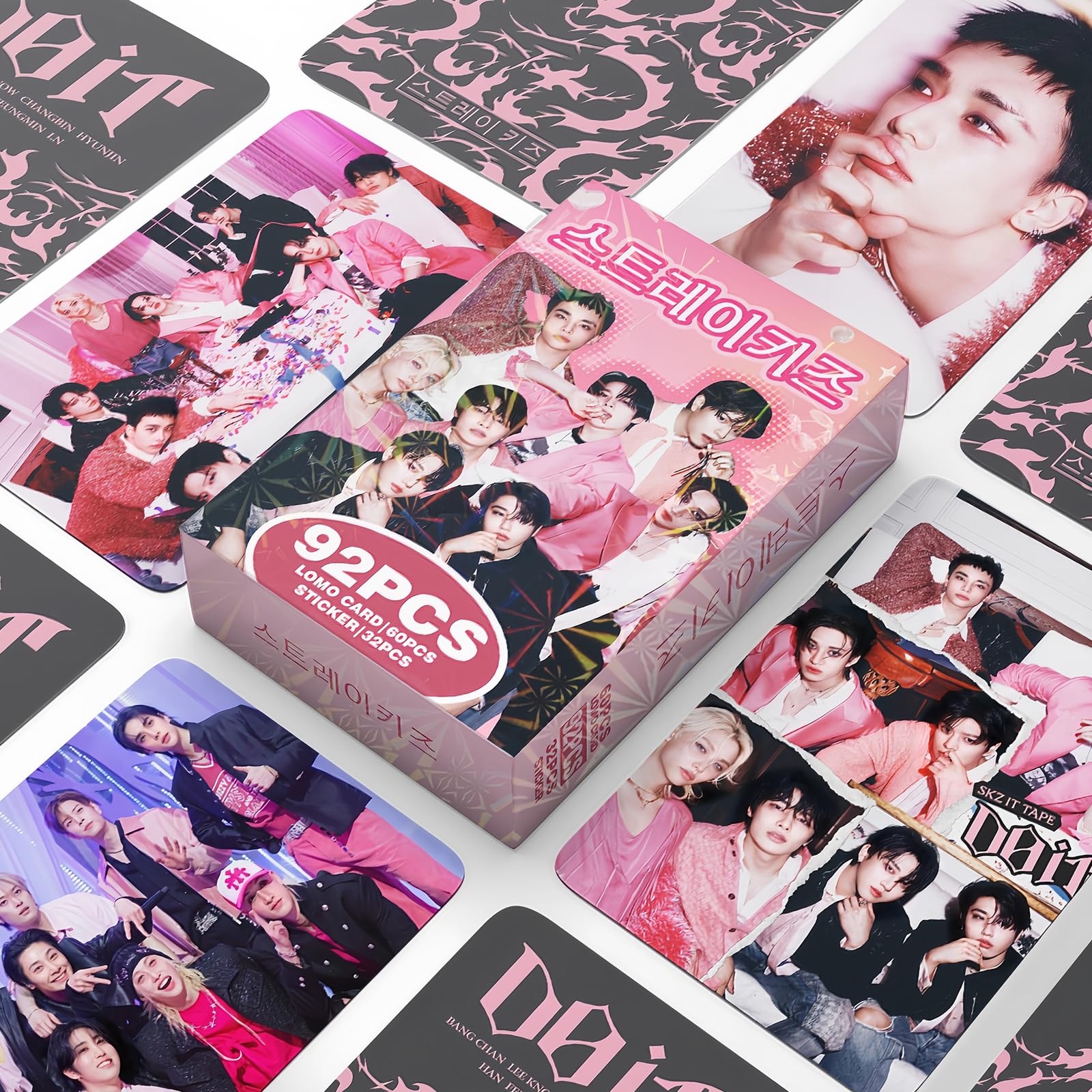 PYAJUU Stray Kids Photocards DO IT Álbum Cartões de fotos