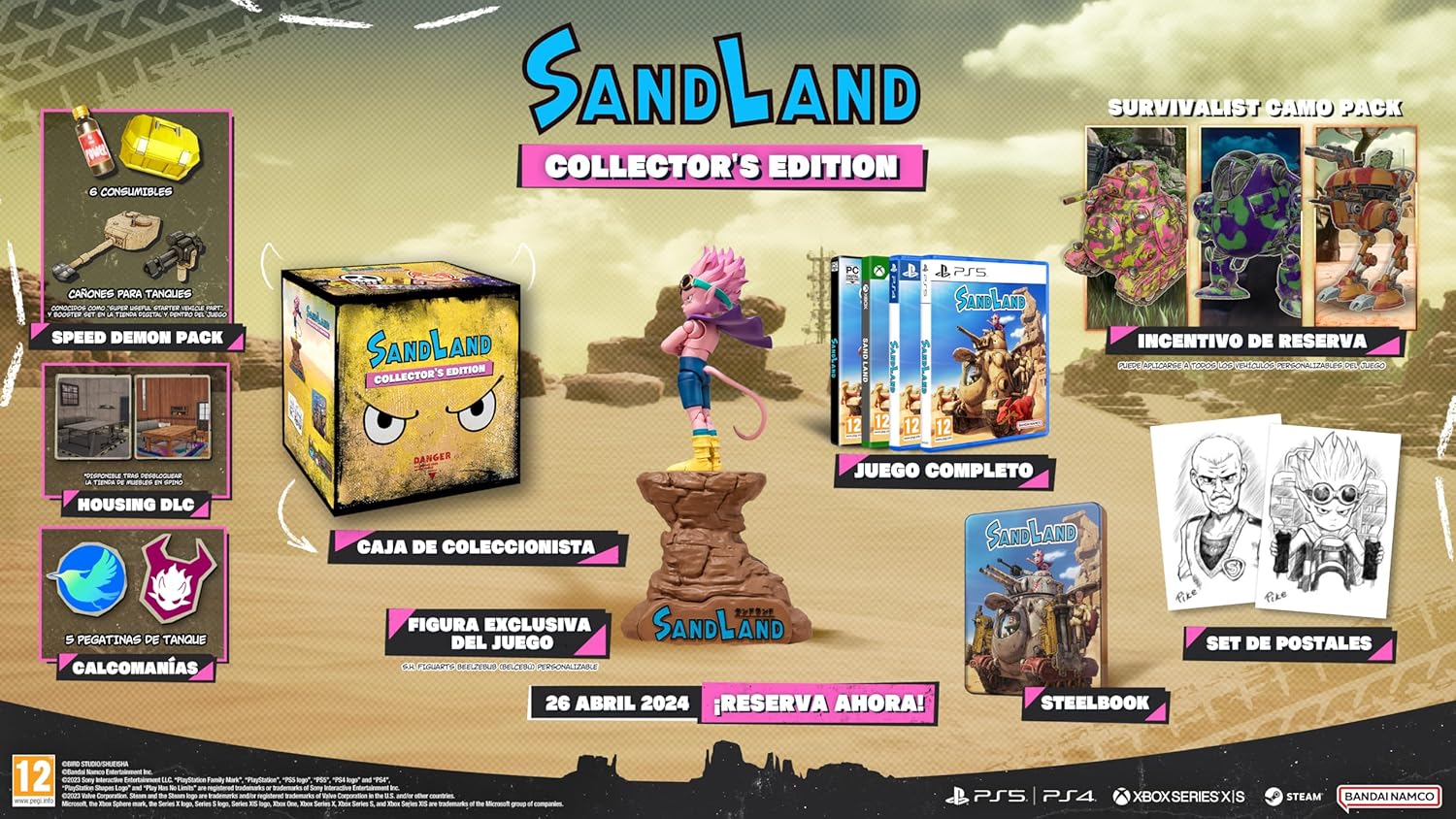 Sand Land Collector's Edition PS5 - NEUF Scellé - Sortie 2024 - Édition Collector
