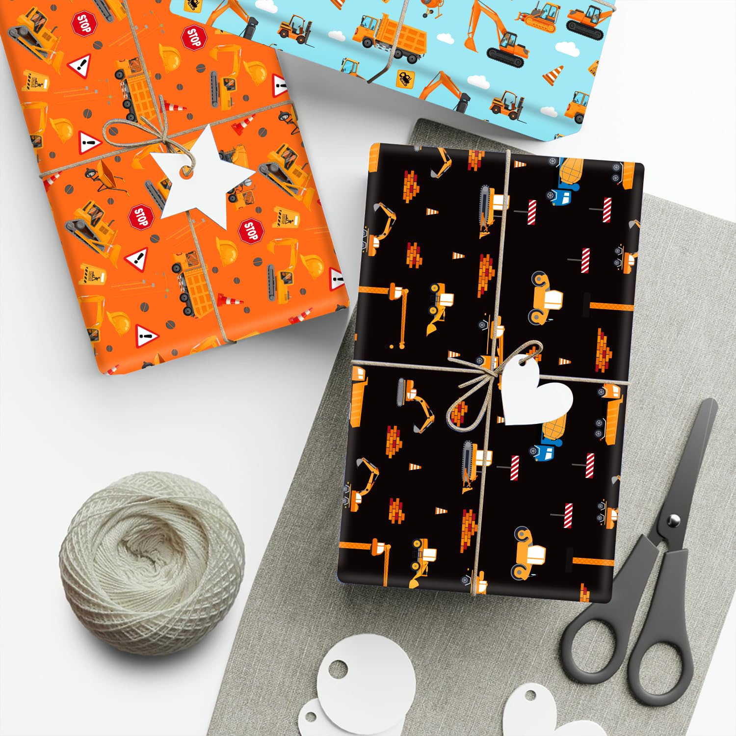 Pineraap 12 Hojas De Papel De Regalo Vintage, Papel De Regalo Grueso