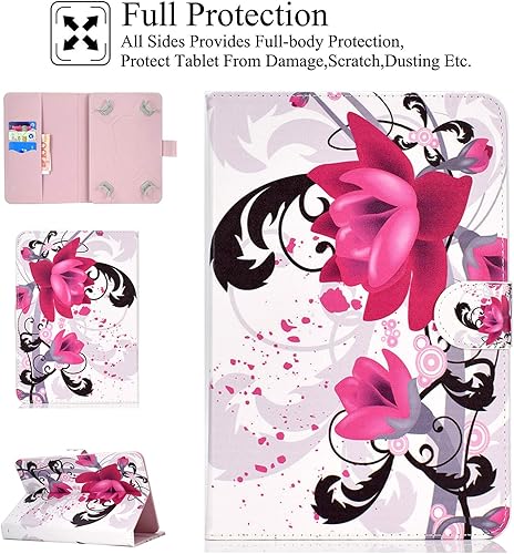 Miniatura 9 de Funda universal para tablet de 7.0 pulgadas, soporte delgado con ranuras para tarjetas para Samsung Galaxy Tab 7.0, Kindle Paperwhite 6.8, Kindle