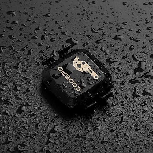 Miniatura 7 de COOSPO Sensor de cadencia y velocidad para ciclismo, Bluetooth inalámbrico y sensor de RPM de bicicleta ANT+ para computadoras de ciclismo,