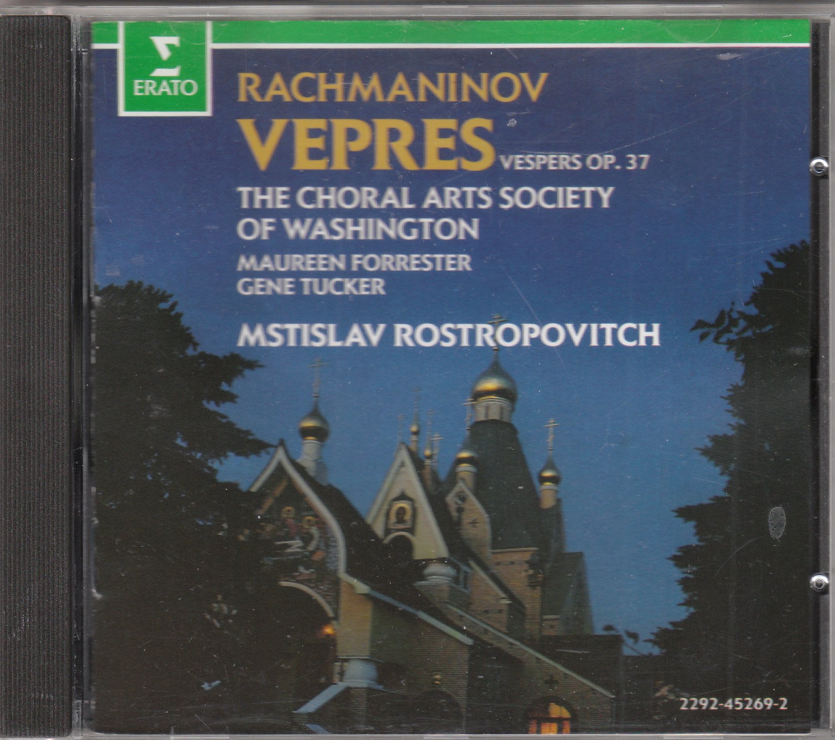 Vespers [Audio CD] Rachmaninoff; Porrester and Rostropovich