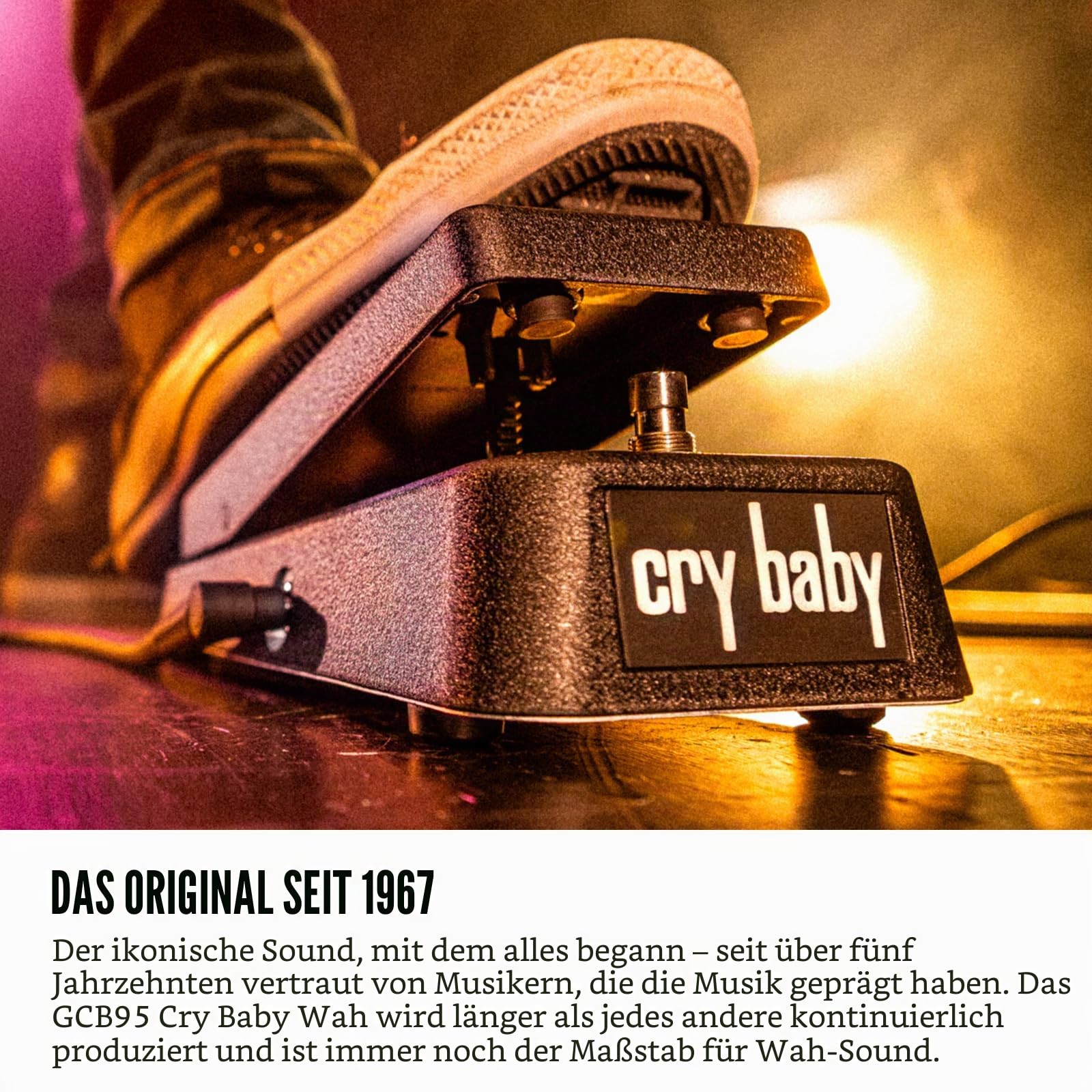Jim GCB95 Dunlop Original Crybaby-Pedal