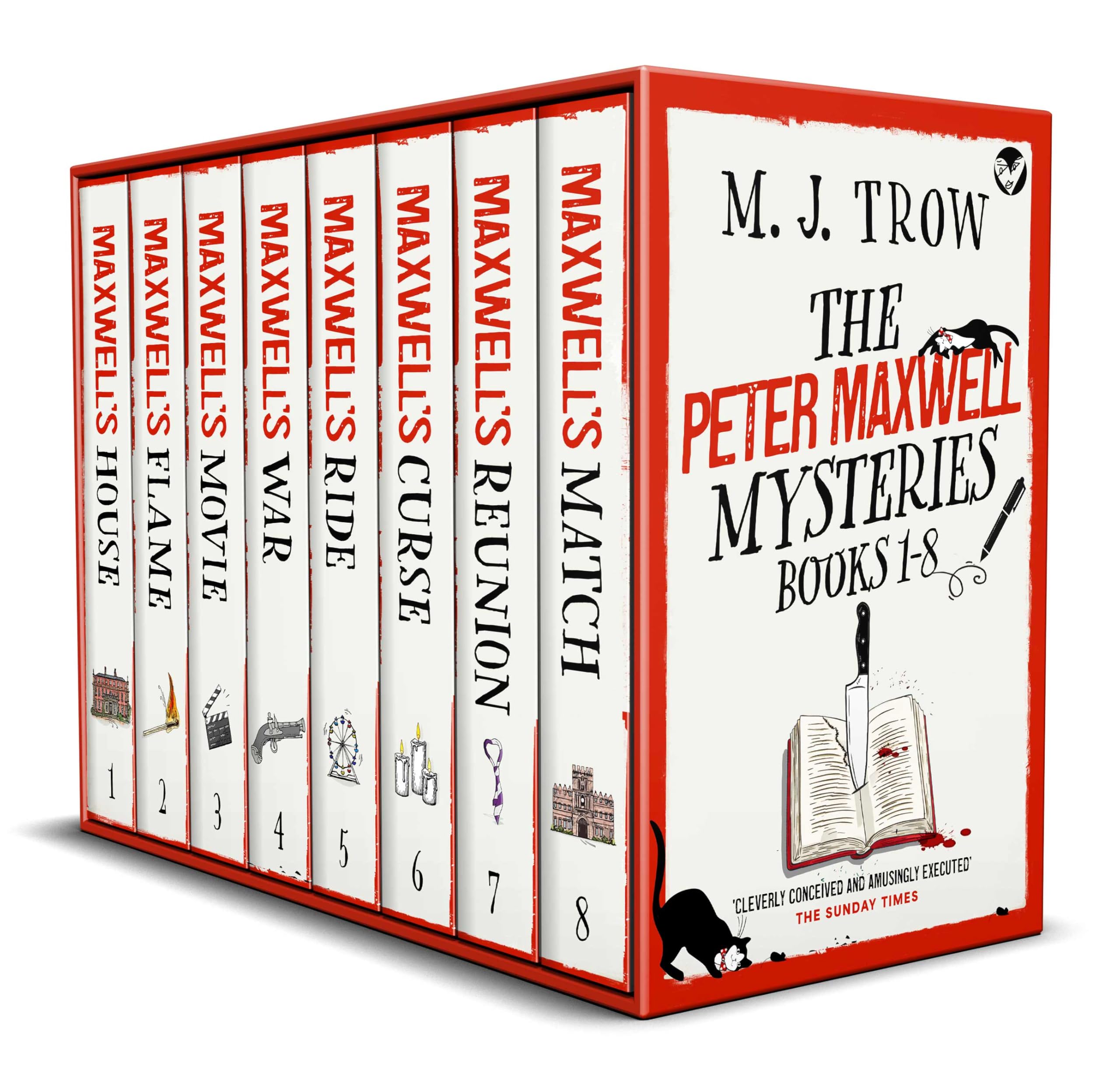 THE PETER MAXWELL MYSTERIES BOOKS 1–8 eight gripping whodunnits full of twists (Cozy Crime and Murder Box Sets)