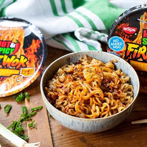 Miniatura 37 de Nissin Sopa de fideos ramen picante y picante, camarones, 3.27 onzas (paquete de 6)