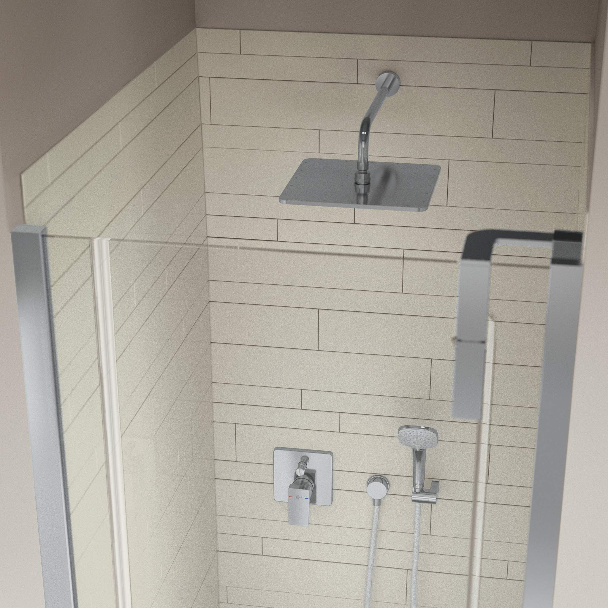 Idealny standard B9445AA Idealrain ramię ścienne, chrom, 400 mm