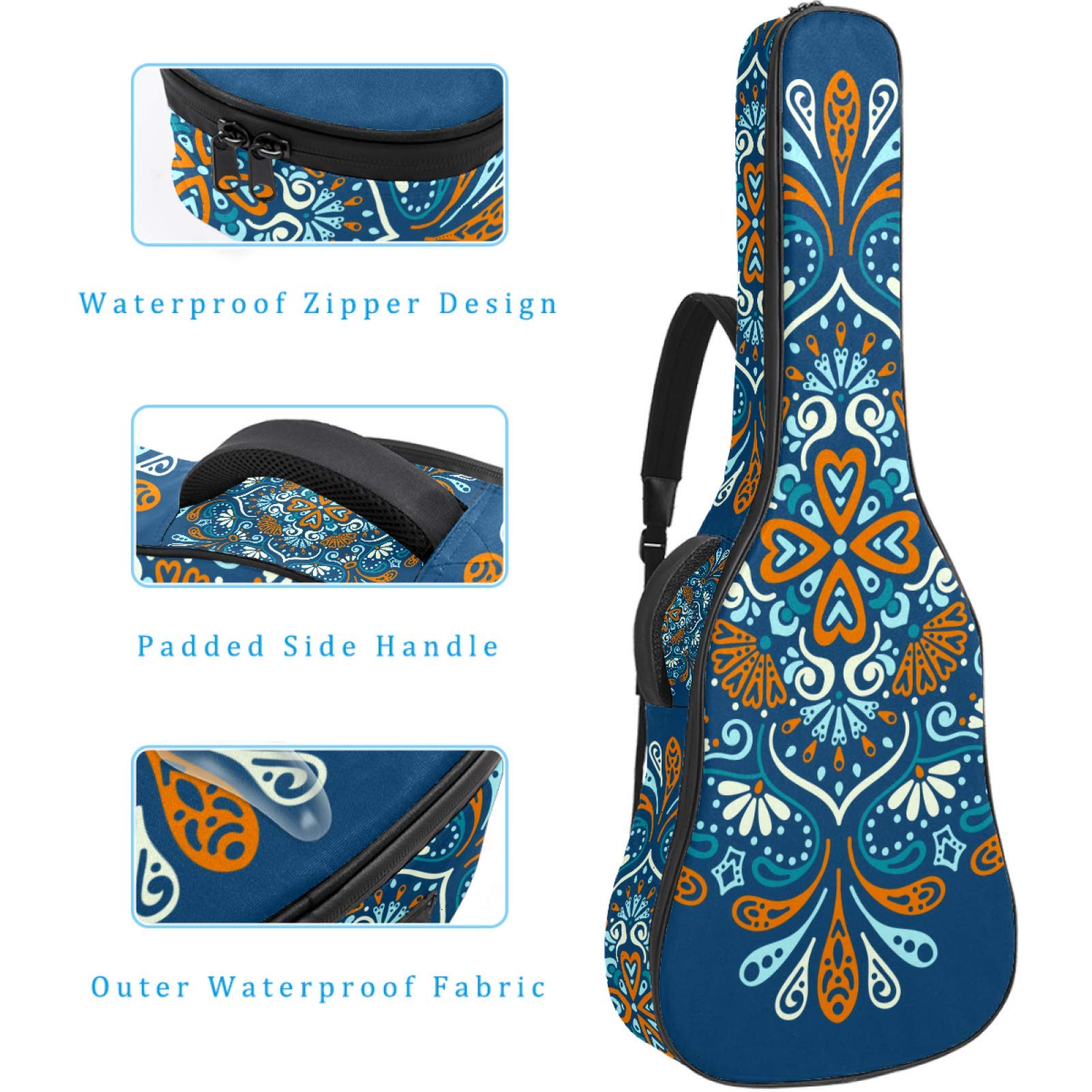 Custodia Chitarra Western GEWA - Legno E Finta Pelle Con Interno Felpato - Foto 8