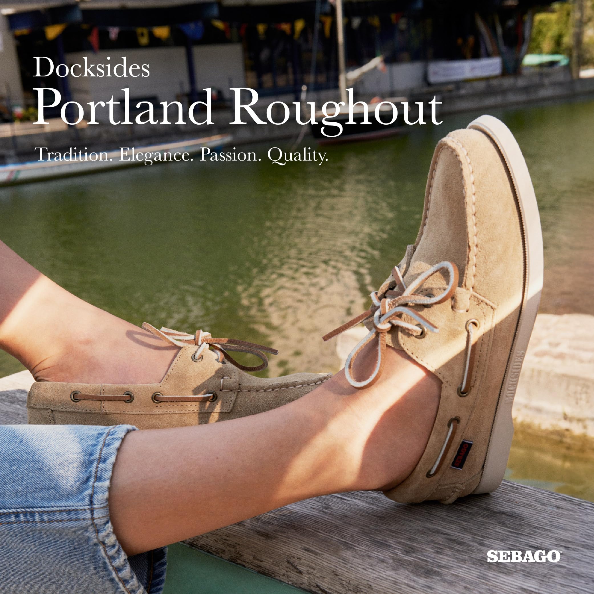 Sebago Docksides® Portland Flesh Out Woman, Beige Camel, 781111W-906 Beige