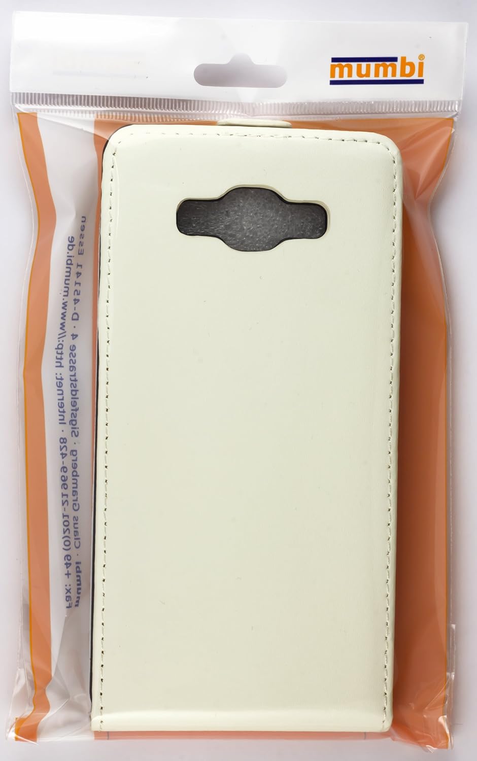mumbi Flip Case for Samsung Galaxy A7 White
