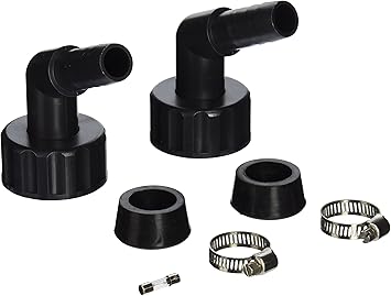 AACHF4 Active Aqua AACH25 and AACH50, 3/4" Chiller Fitting Kit, Black