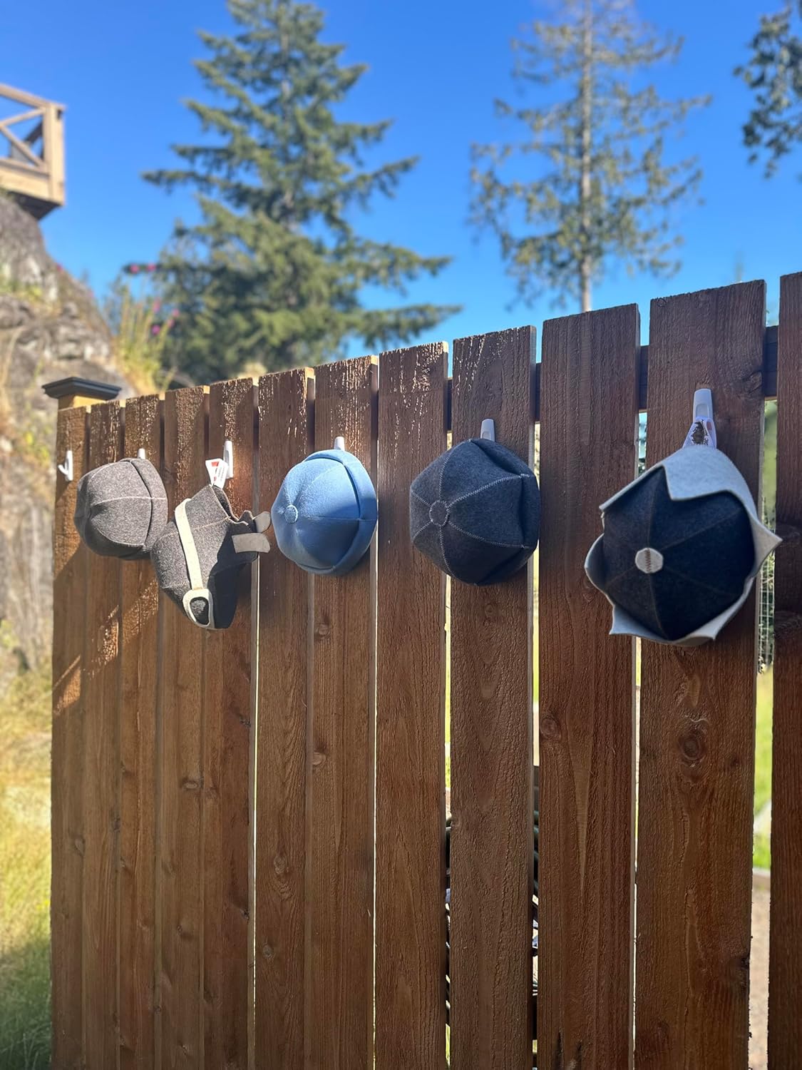 King Noggin 100% Wool Felt Sauna Hat, 2mm Thick, Handmade in Canada Grey