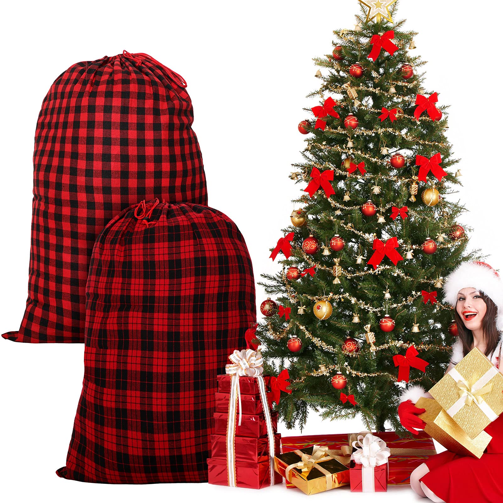 Sacs de rangement Noël grands volumes pour résoudre le manque de place et ranger vos cadeaux