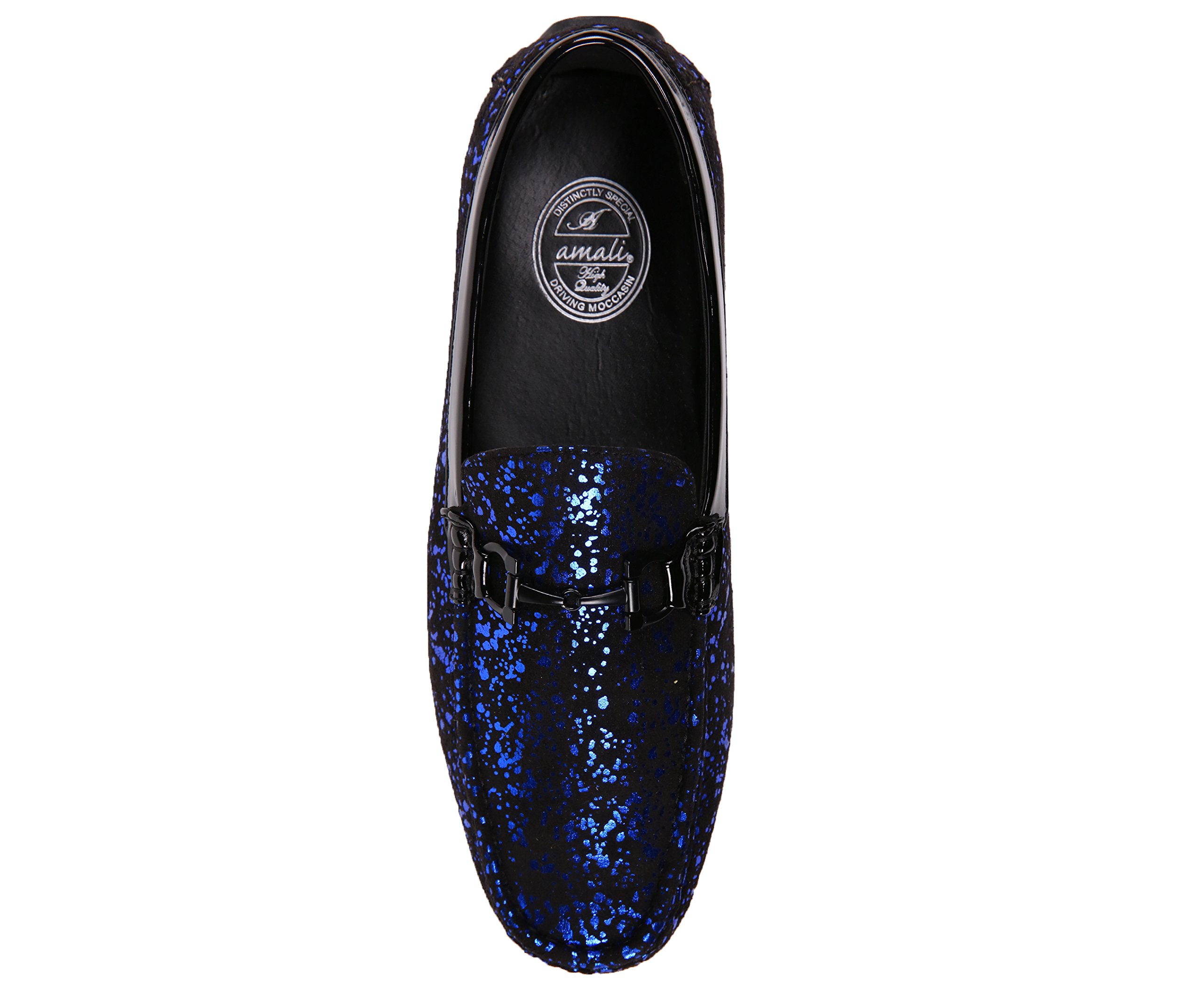 Amali Monty Metallic Splatter Driving Loafers - Slip On Moccasins for Men - Dress & Casual Shoes product thumbnail 4