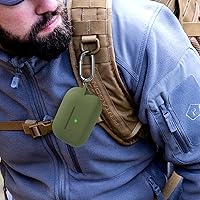 Vista 126 de Funda para AirPods Pro con kit de limpieza, funda de silicona suave para Apple AirPod Pro de 1ª/2ª generación, accesorios de funda AirPods Pro/Pro 2