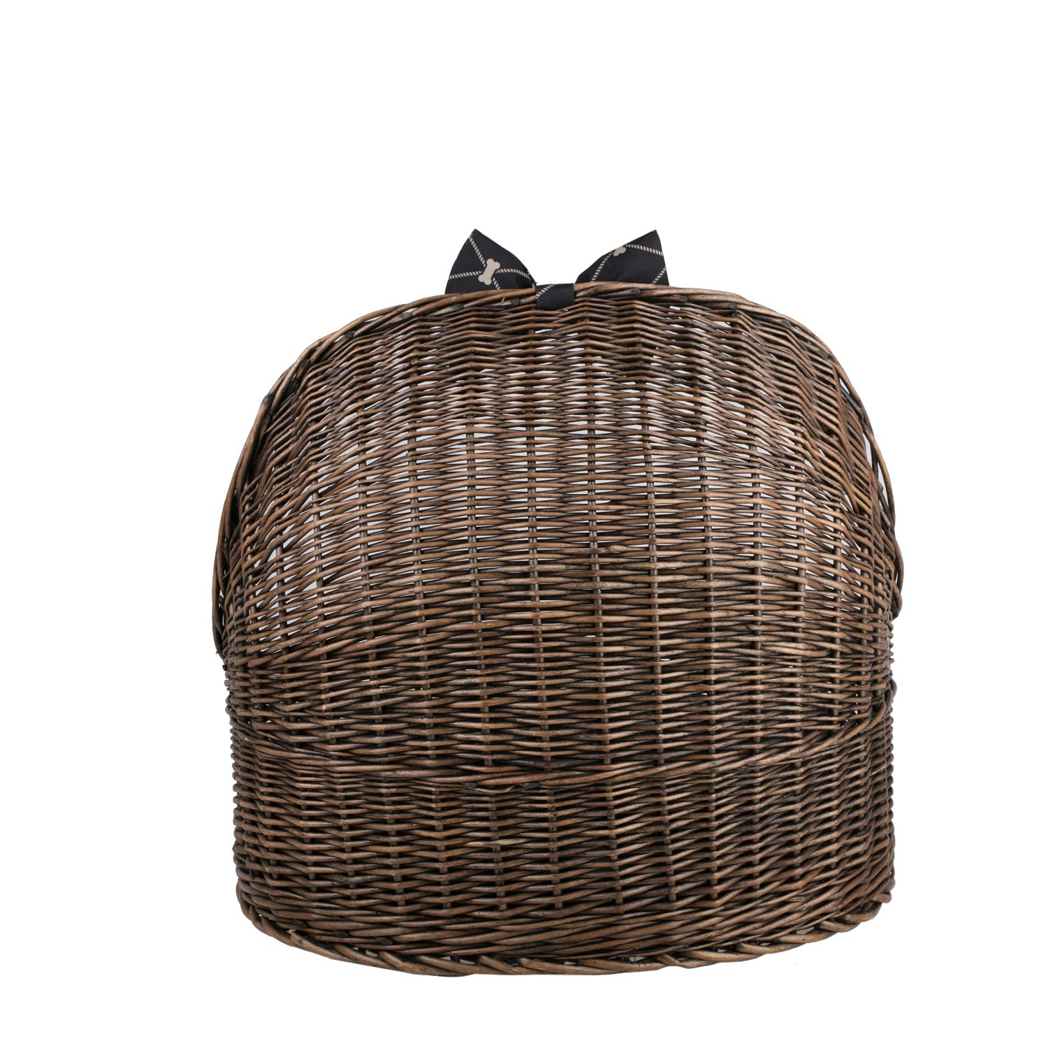 Naturale Cesta per Cani in Vimini Cesta per Gatti con Cuscino Morbido Cuccia per Gatti Cuccia Cani Cuccia Gatto Interno Lettini per Cane Calmante Animali Marrone Scuro