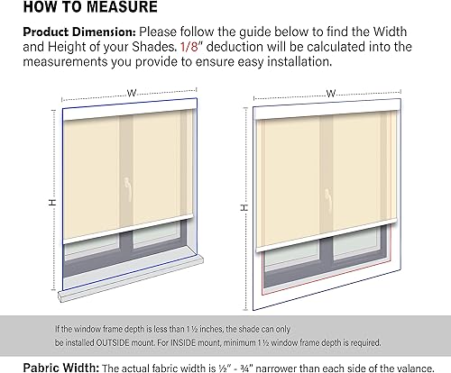 Miniatura 8 de Persianas enrollables motorizadas con control remoto (persianas de ventanapersianas) con batería recargable incorporada. Smart Home compatible con