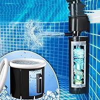 Vista 1 de TARARIUM Filtro de inmersión en frío de 400 GPH para saneamiento U-V de 100-800 galones, filtro de bañera de hielo en cápsulas frías, filtro