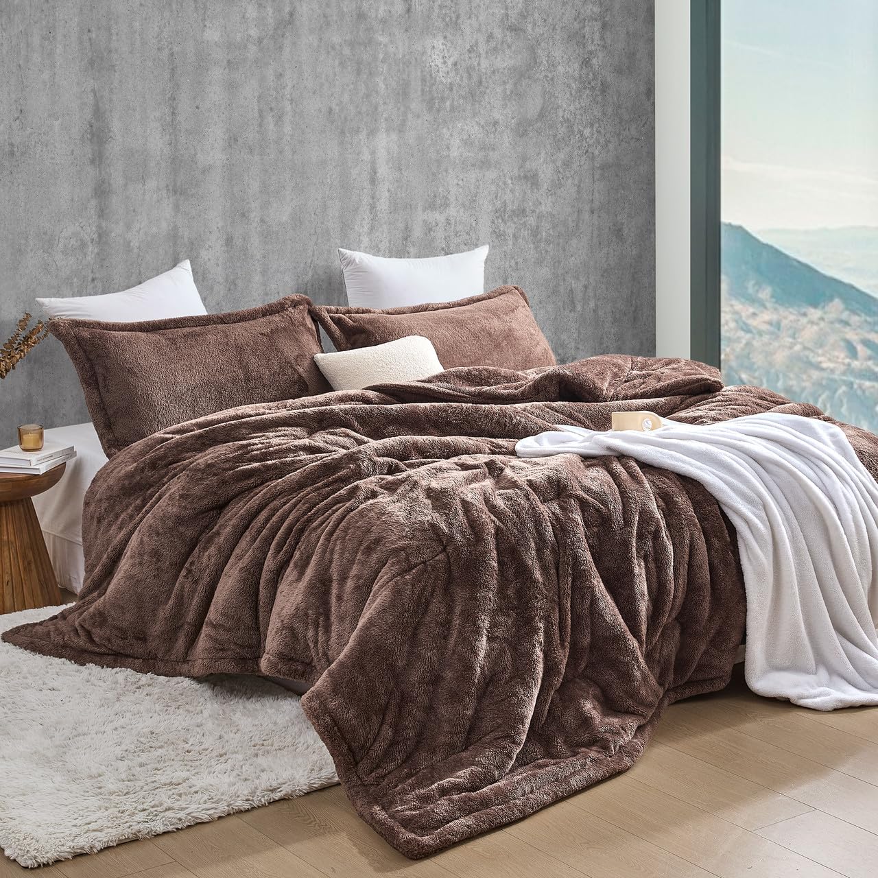 Byourbed The Original Plush - Coma Inducer® Oversized King Comforter - Pine Bark