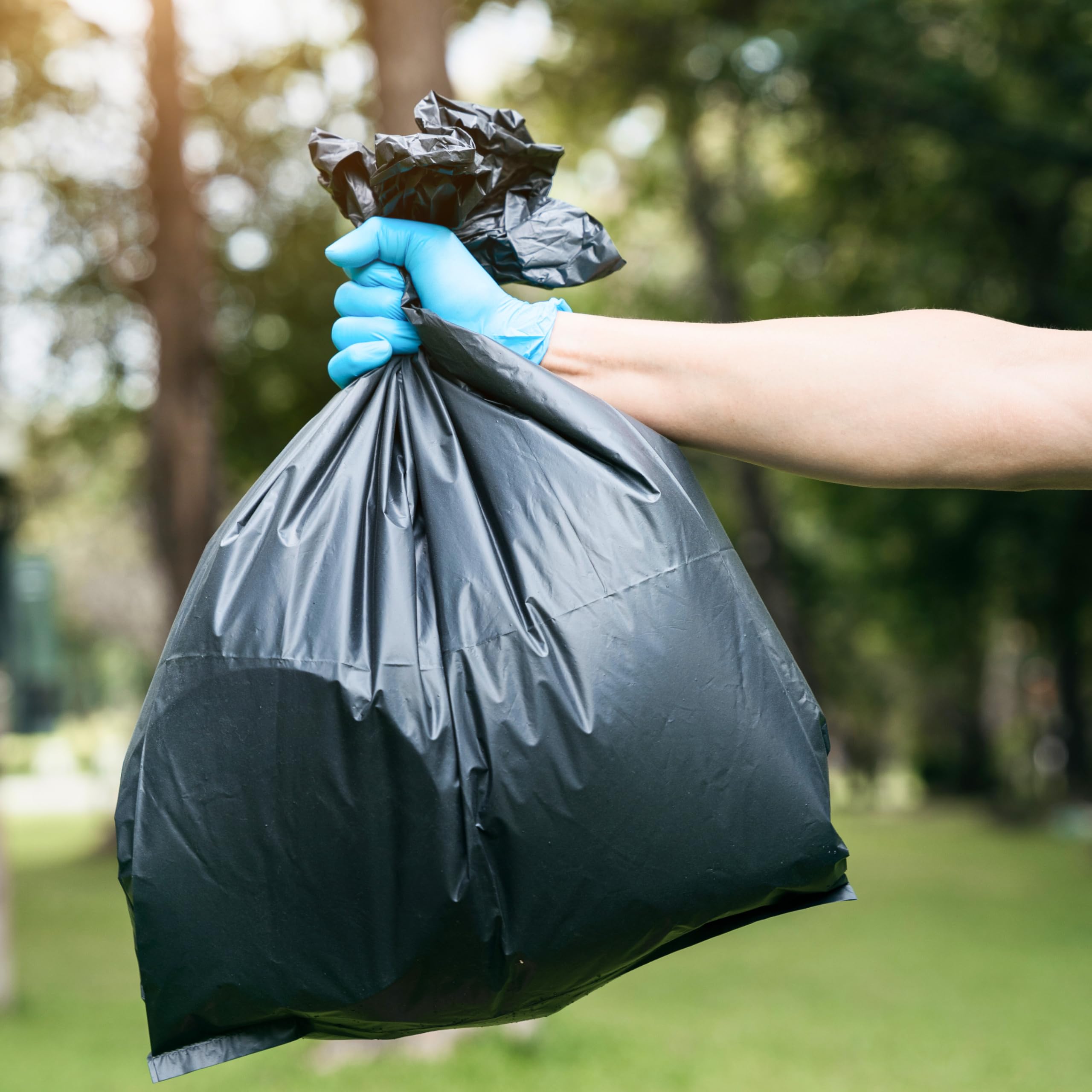 Bolsas De Basura Negras 100L | Extra Fuerte Galga130| Ecológicas Y Compostables| 85x105cm, Perfectas Para Uso Doméstico Y Comercial| 10 Bolsas Por Rollo, Resistentes| Ideales Para Cocina. (30 Rollos)