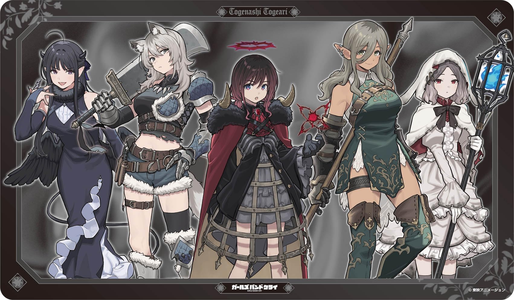 Amazon | エンスカイ(ENSKY) ガールズバンドクライ キャラクターラバー