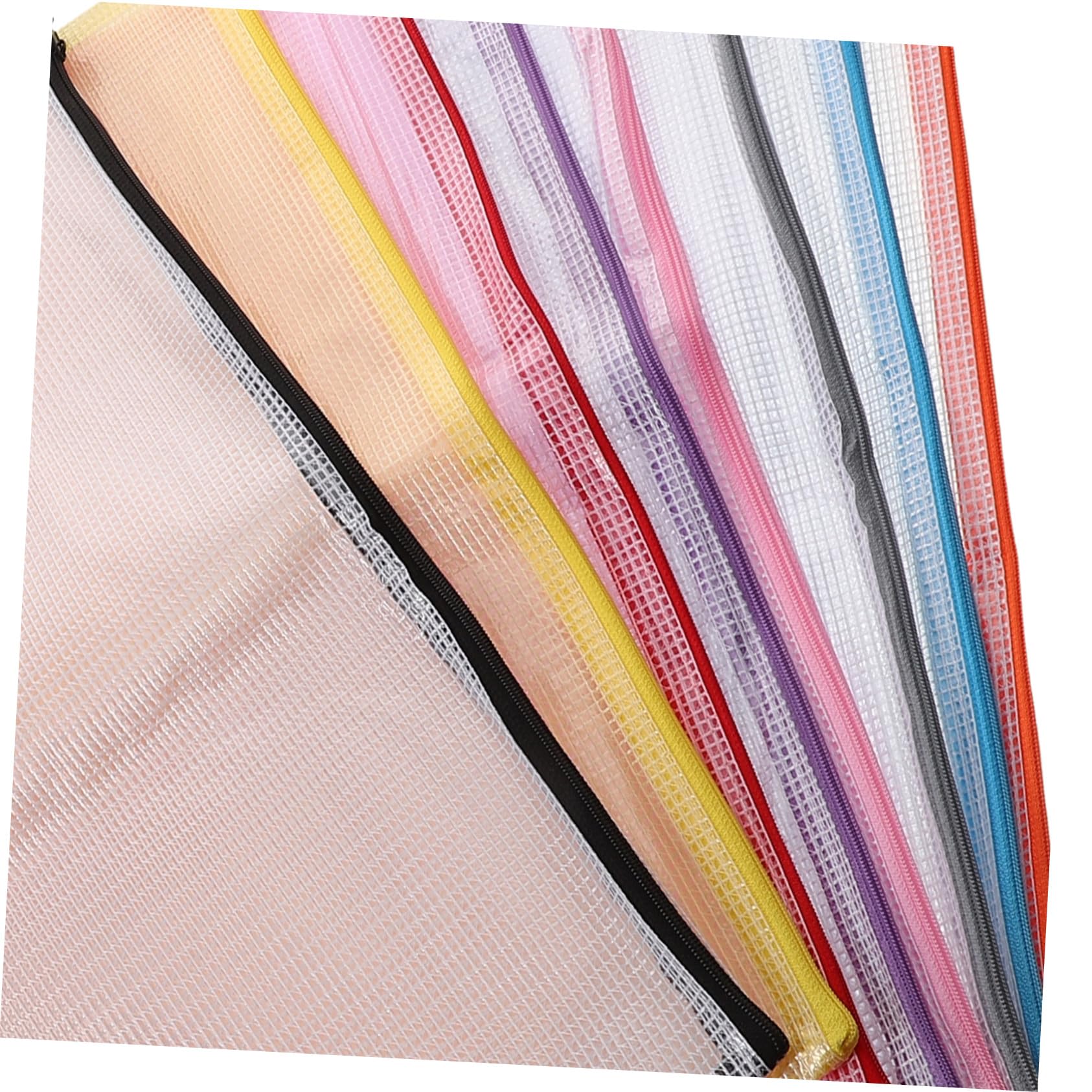 Gatuida 16pièces Pochettes Zippées Filet Lot de Format pour Ranger Jeux de Société Puzzles Bureau et Maison Imperméables
