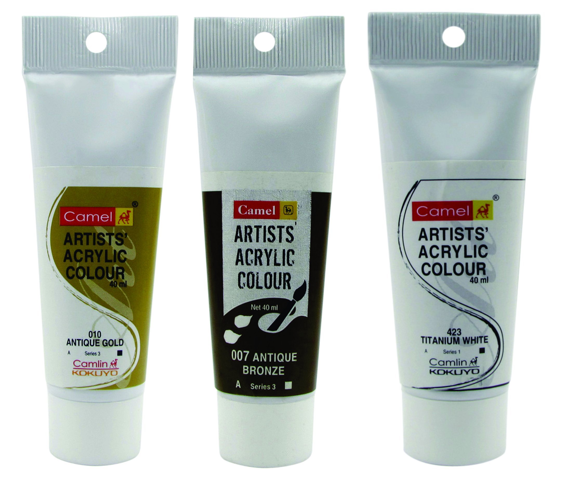 Camel Artist Acrylic Colour 40 ml, Antique Bronze 007 Series 3