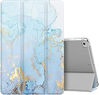 Vista 40 de MoKo Funda para iPad mini 5 2019/Mini 4 2015 (5ta/4ta Generación 7.9 pulgadas), funda delgada y ligera con soporte, protector traslúcido esmerilado