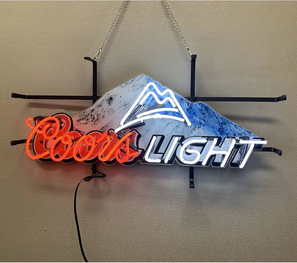 ネオンサイン、『Coors Light 』NEON SIGN 省エネ 広告用看板 【公式通販】