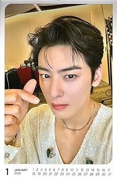 Amazon.co.jp: チャウヌ 壁掛け カレンダー チャ・ウヌ ASTRO