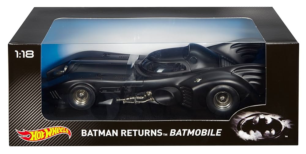 Hot Wheels 1989 Batmobile 1:18 スケール Hot Wheels Batman Vuelve Vehículo 1/18 1989 Batmobile