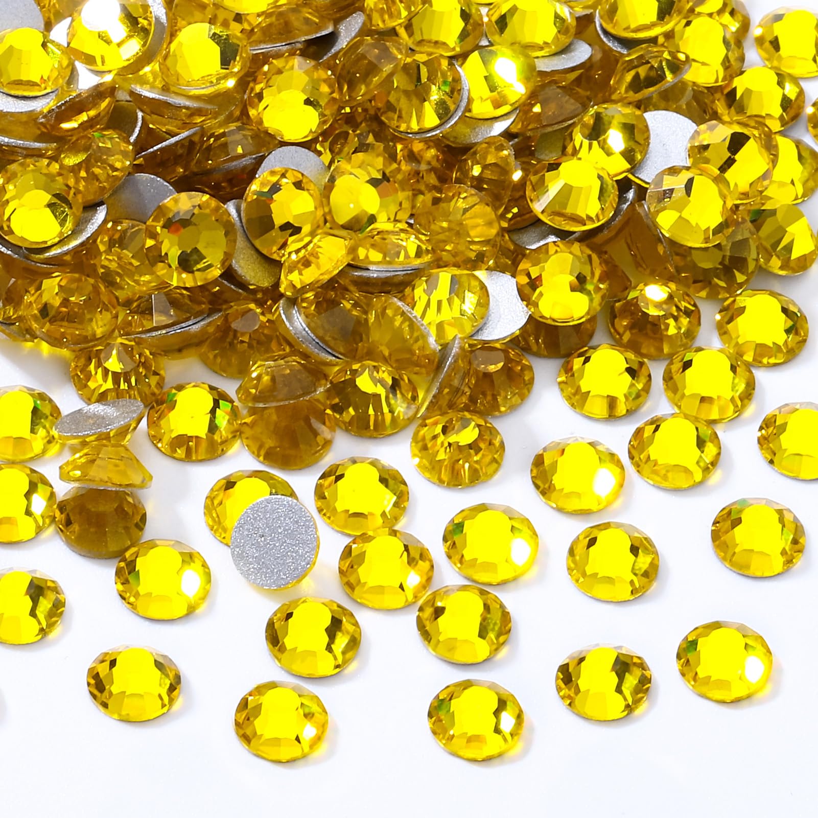 2880PCS Yellow SS16 Flatback Rhinestones(3.8-4.0mm)