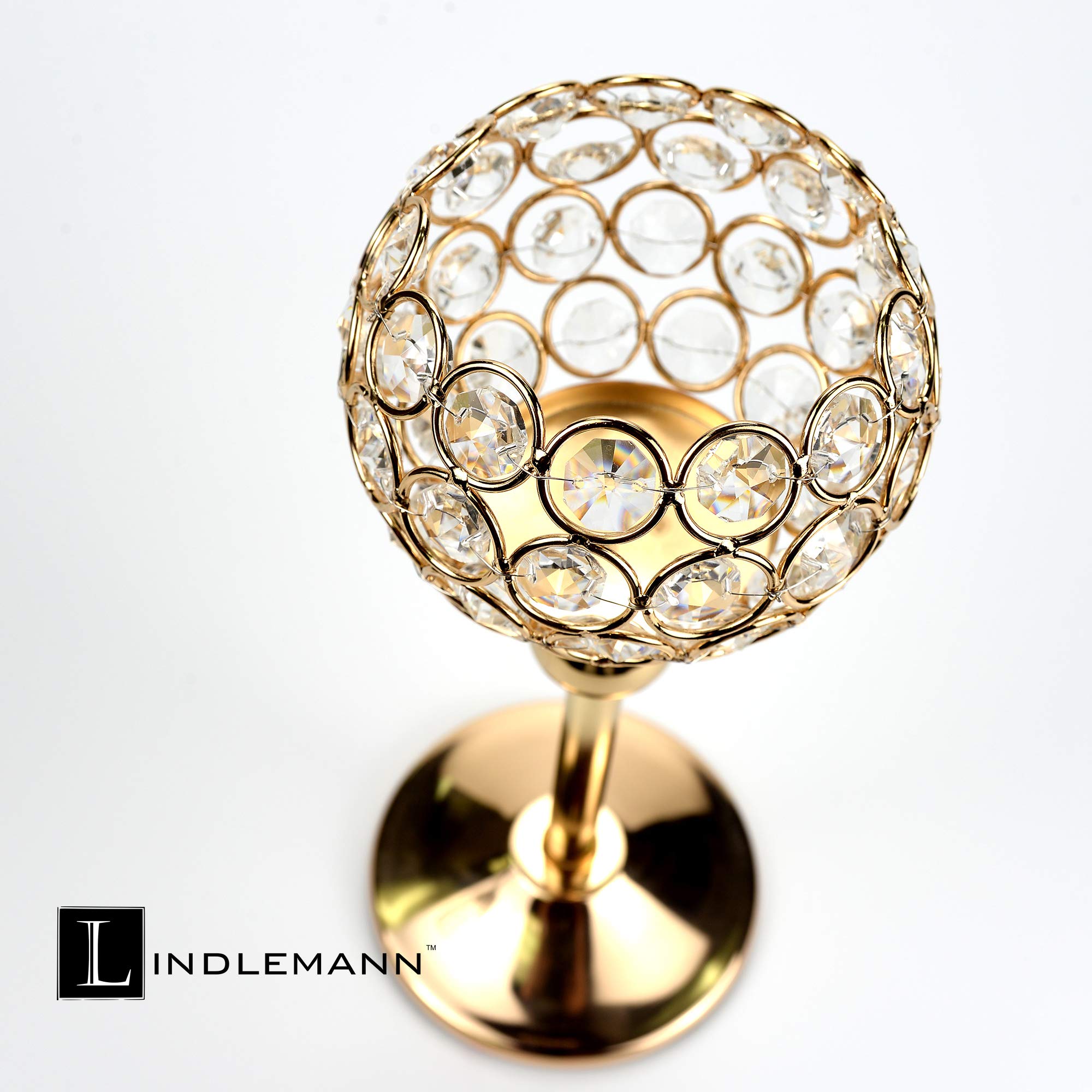 Amazon.co.jp: Lindlemann トールゴールドキャンドルホルダー テーブル