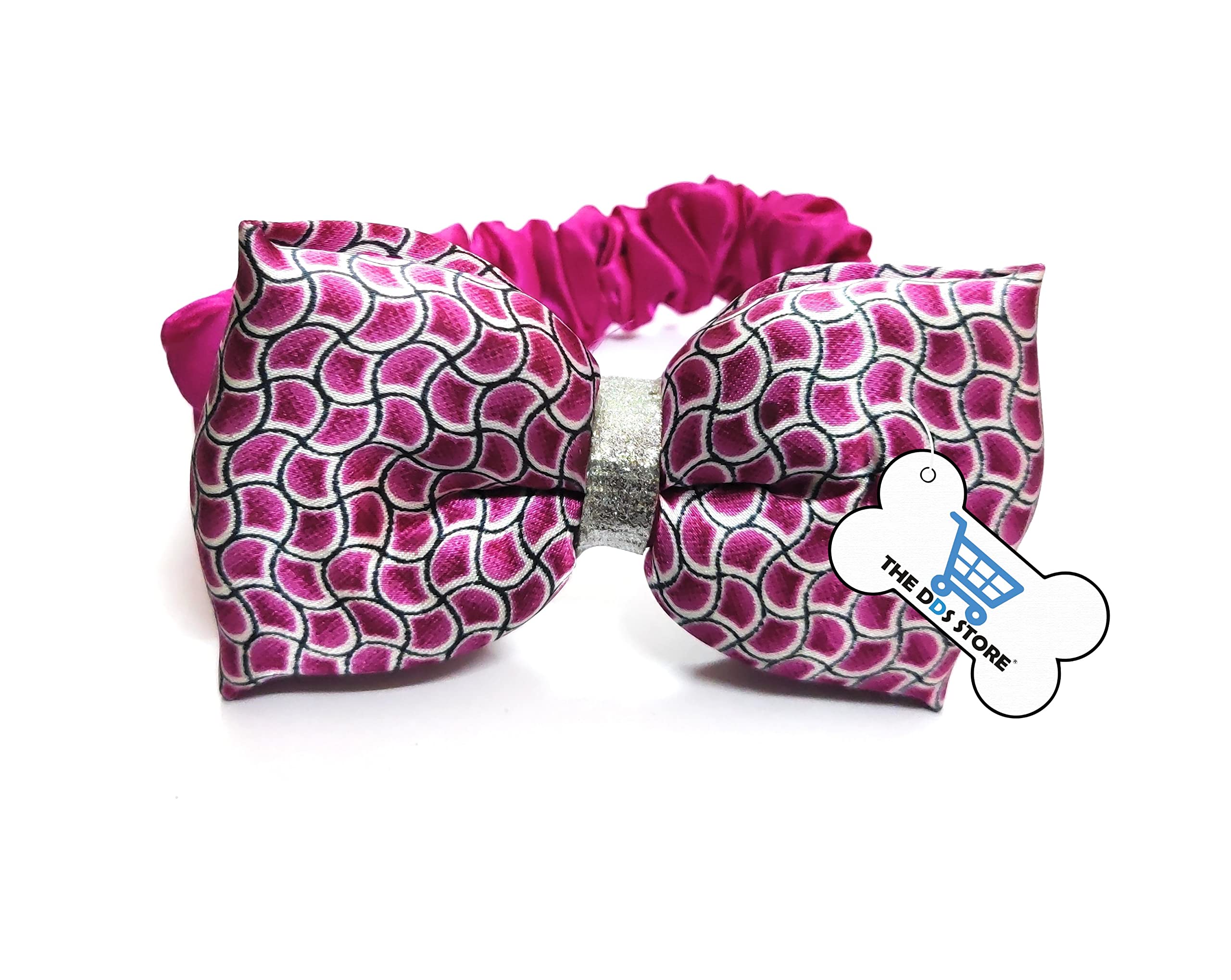 THE DDS STORE Party Special Printed Stretchable Bow Tie for Medium and Adult Dogs Adjustable (12-22 Inch Neck) (B07TWY34S4) Amazon Price History, Amazon Price Tracker