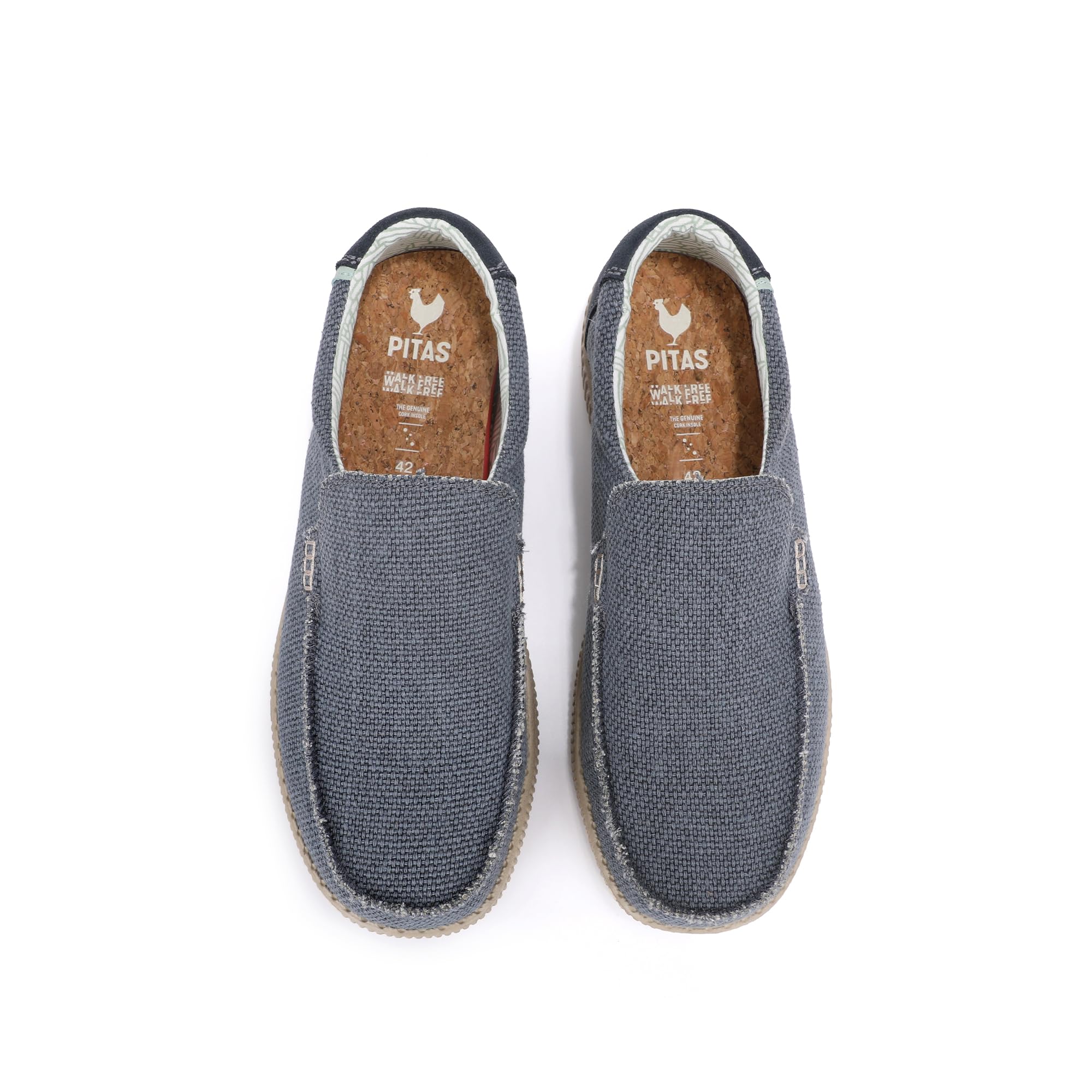 PITAS | WP150 Fred | Mocasines de Hombre | Náuticos Casual | Zapatillas de Tela | Zapatos sin Cordones | Deportivas Casuales | Calzado de Walkinpitas