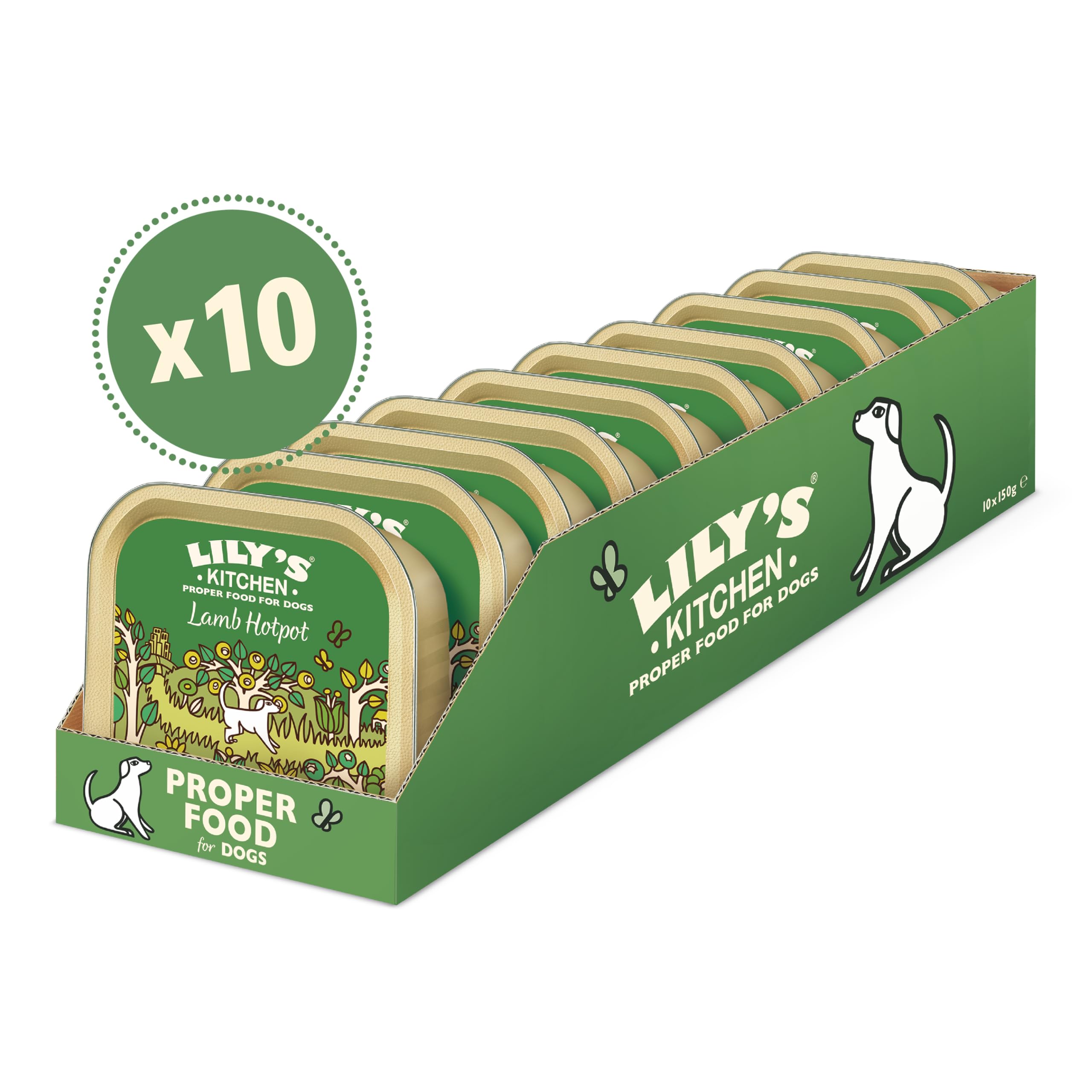 Animal Island Paté Di Agnello Per Cani Mini – Cibo Umido Completo Senza Cereali E Senza Pollo, 10 Buste Da 150 G