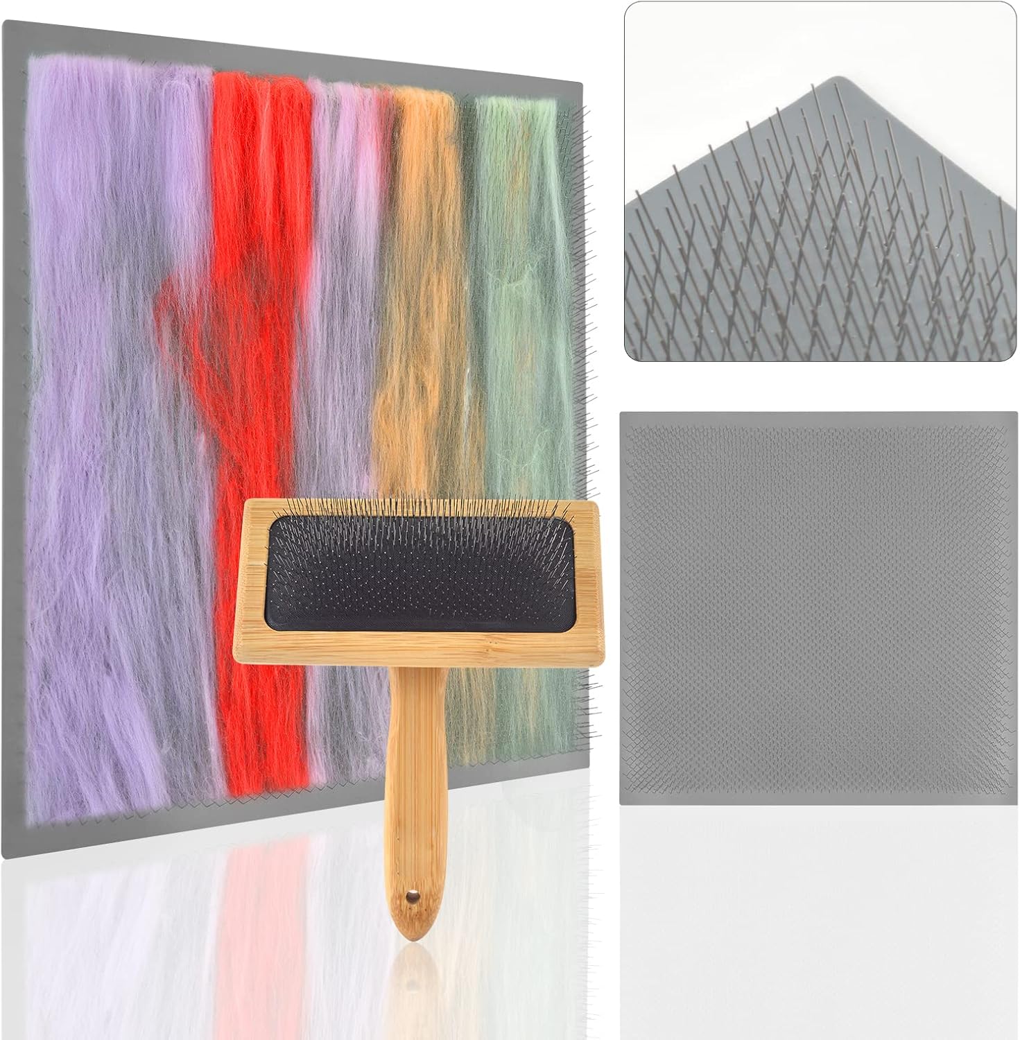 1Pcs Wool Felt Set 9.8 X 9.8 Inch Blending Board Wool