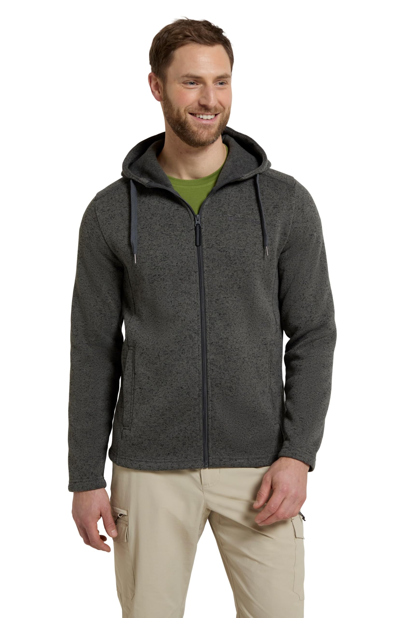 Nevis Mens Fleece Hoodie - Black