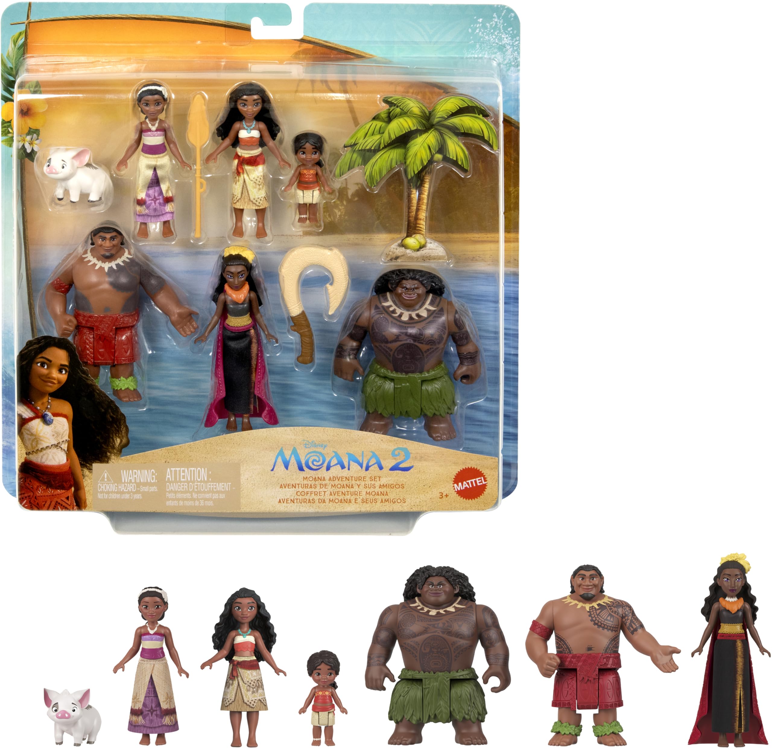 マウイ & コトゥフィギュア Moana2 Disney Princess Moana2 Toys