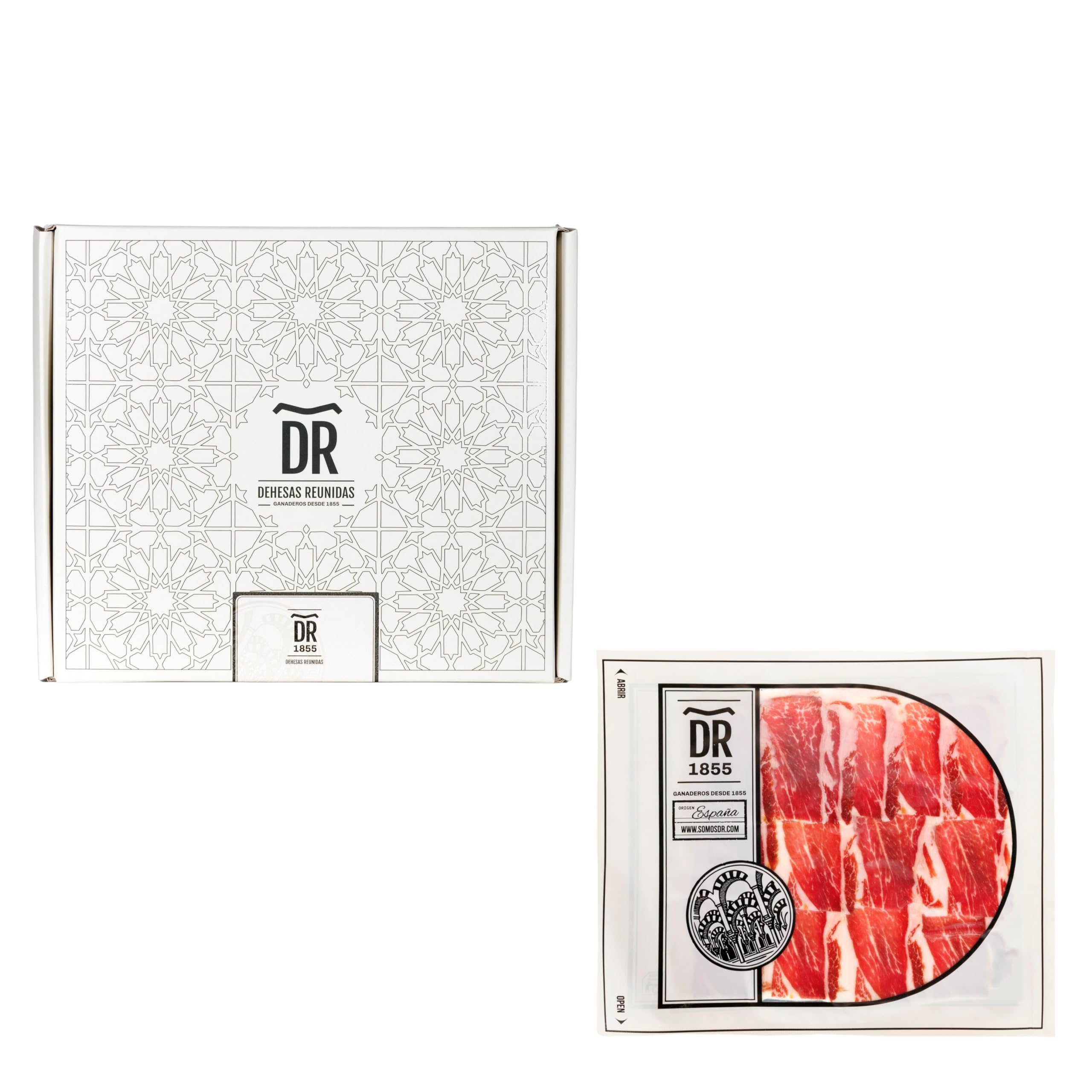 Dehesas Reunidas Paleta de Bellota 100% Ibérica Loncheada a Máquina - PACK 5 SOBRES de 80 g - Curación Artesanal