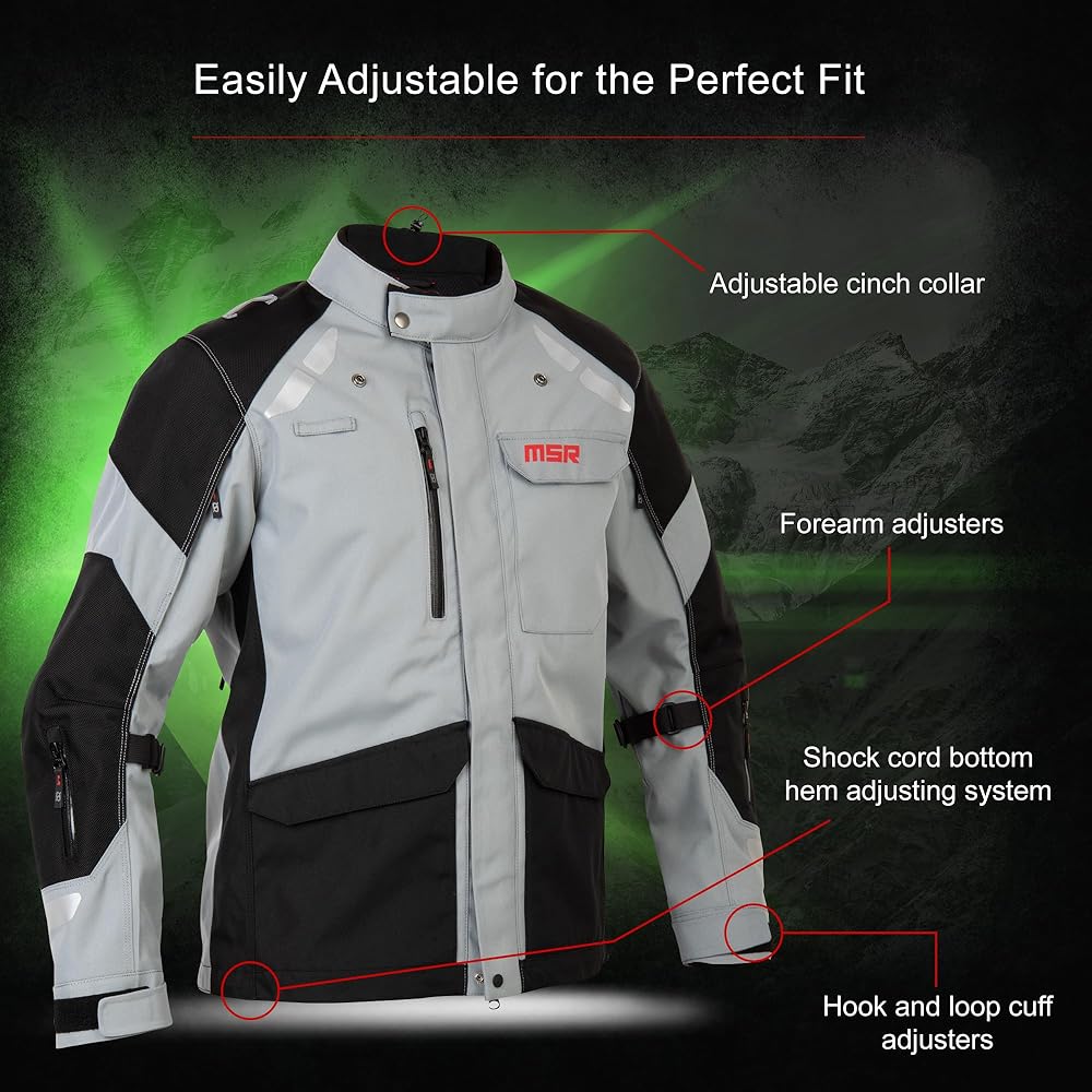 Amazon.com: MSR Voyager Adventure Jacket Medium Grey : Automotive
