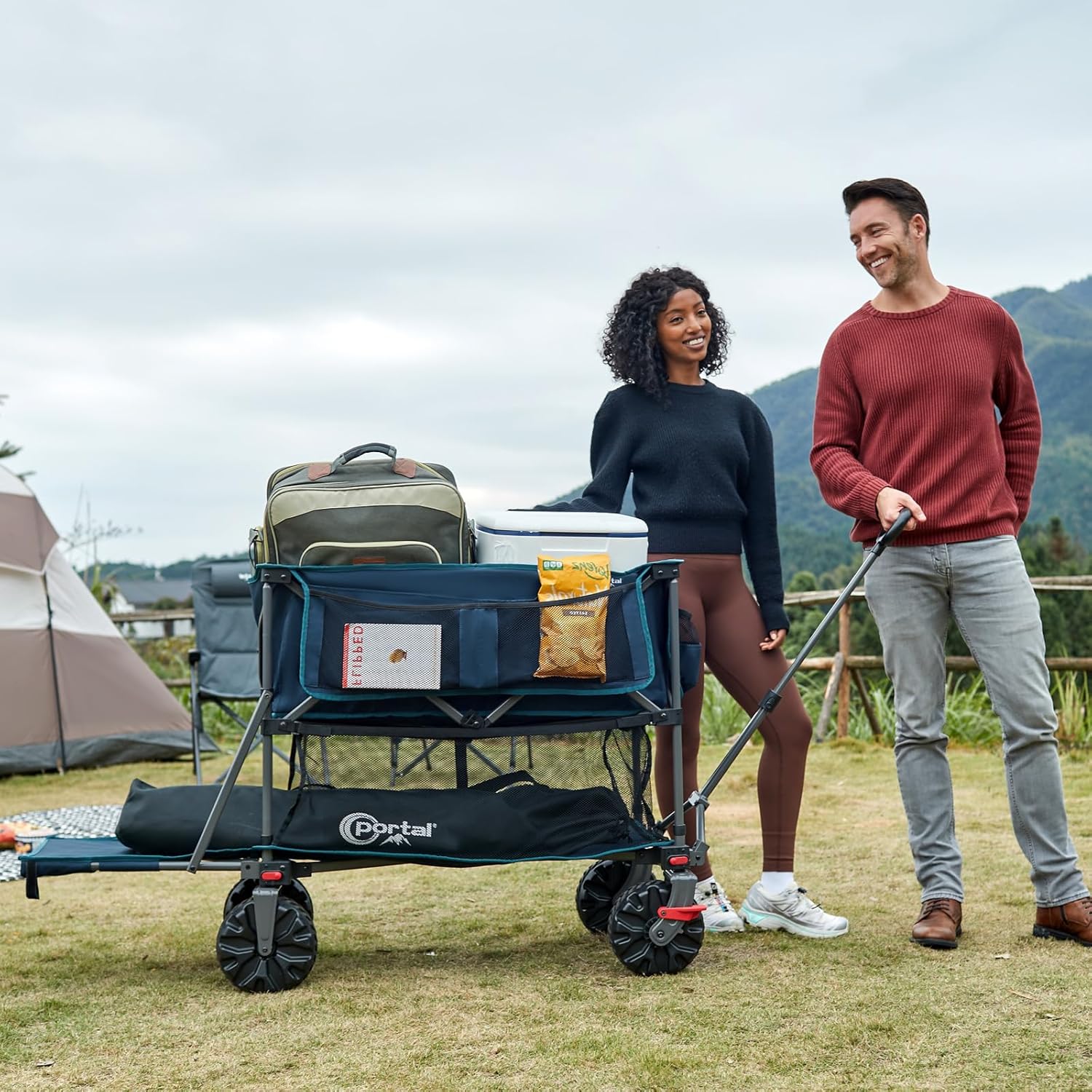 Amazon.com : Portal Collapsible Large Double Decker Wagon with