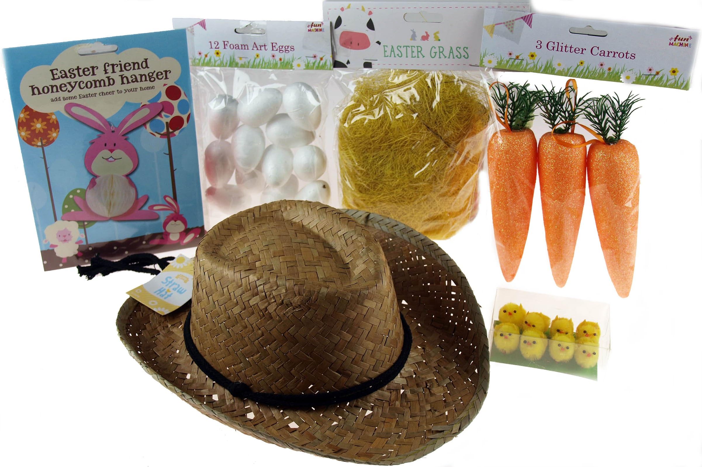 Boys Make Your Own Easter Hat Complete Set- 6 Piece Making Kit