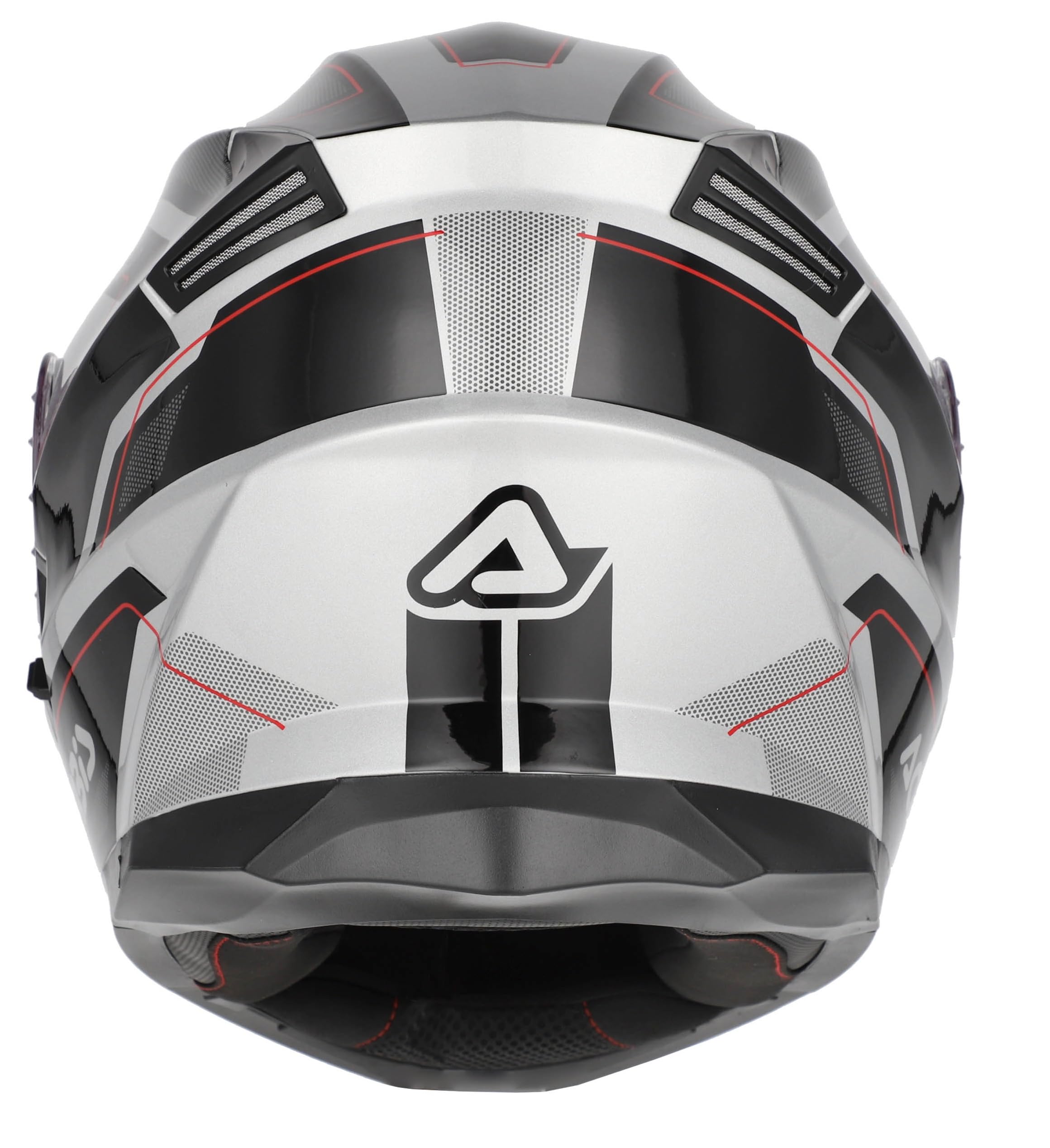 Casco Modular Acerbis Serel Negro Gris con Visor Solar Integrado, Homologación ECE 22.06, Doble Visor, Sistema de Ventilación y Cierre Seguro para Moto (XL 61/62)