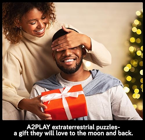 Miniatura 8 de Rompecabezas espacial para adultos de 1000 piezas, planetas en el espacio con póster de datos adicionales, juguete desafiante del espacio exterior