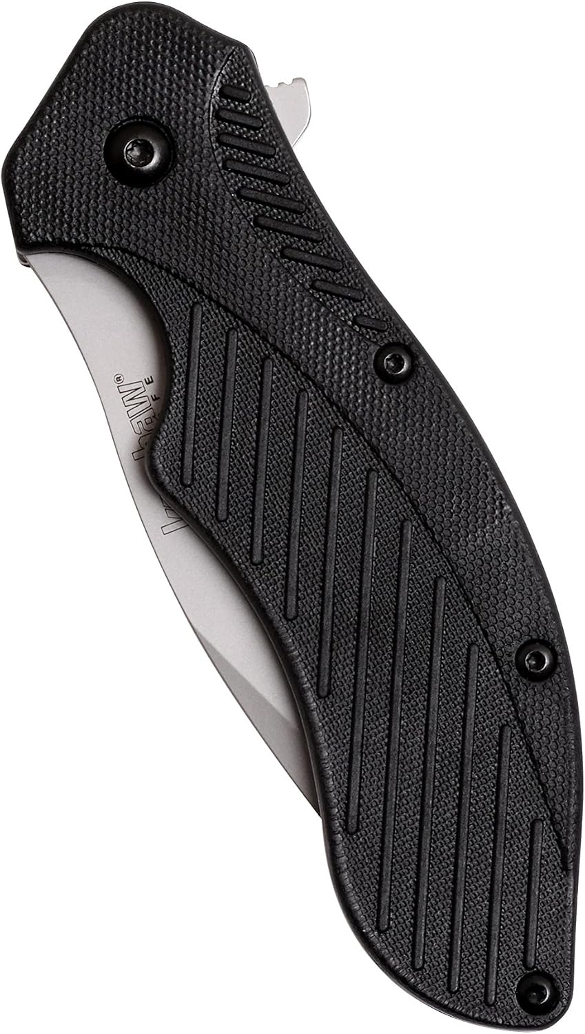 Kershaw Clash (1605); Multi-Function; 3.1 Inch 3Cr13MoV Steel Blade; Bead-Blasted; Glass-Filled Synthetic Polymer Handle; SpeedSafe Assisted Opening; Liner Lock; Flipper; Reversible Pocketclip; 4.3 oz