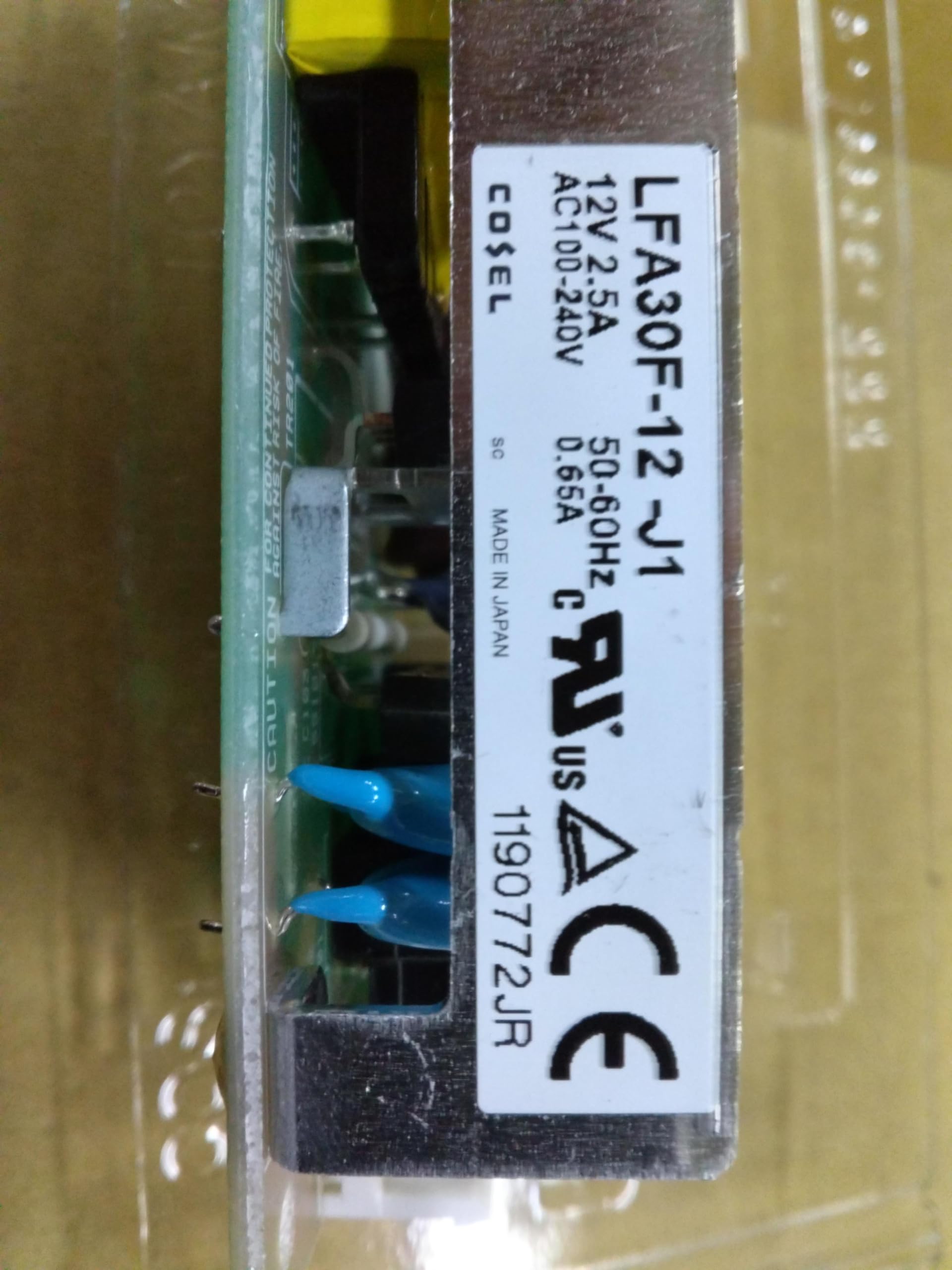 未使用品　COSEL　LFA30F-12J1 Amazon | LFA30F-12-J1 COSEL(コーセル) 電源 防湿材塗布済み | 基板