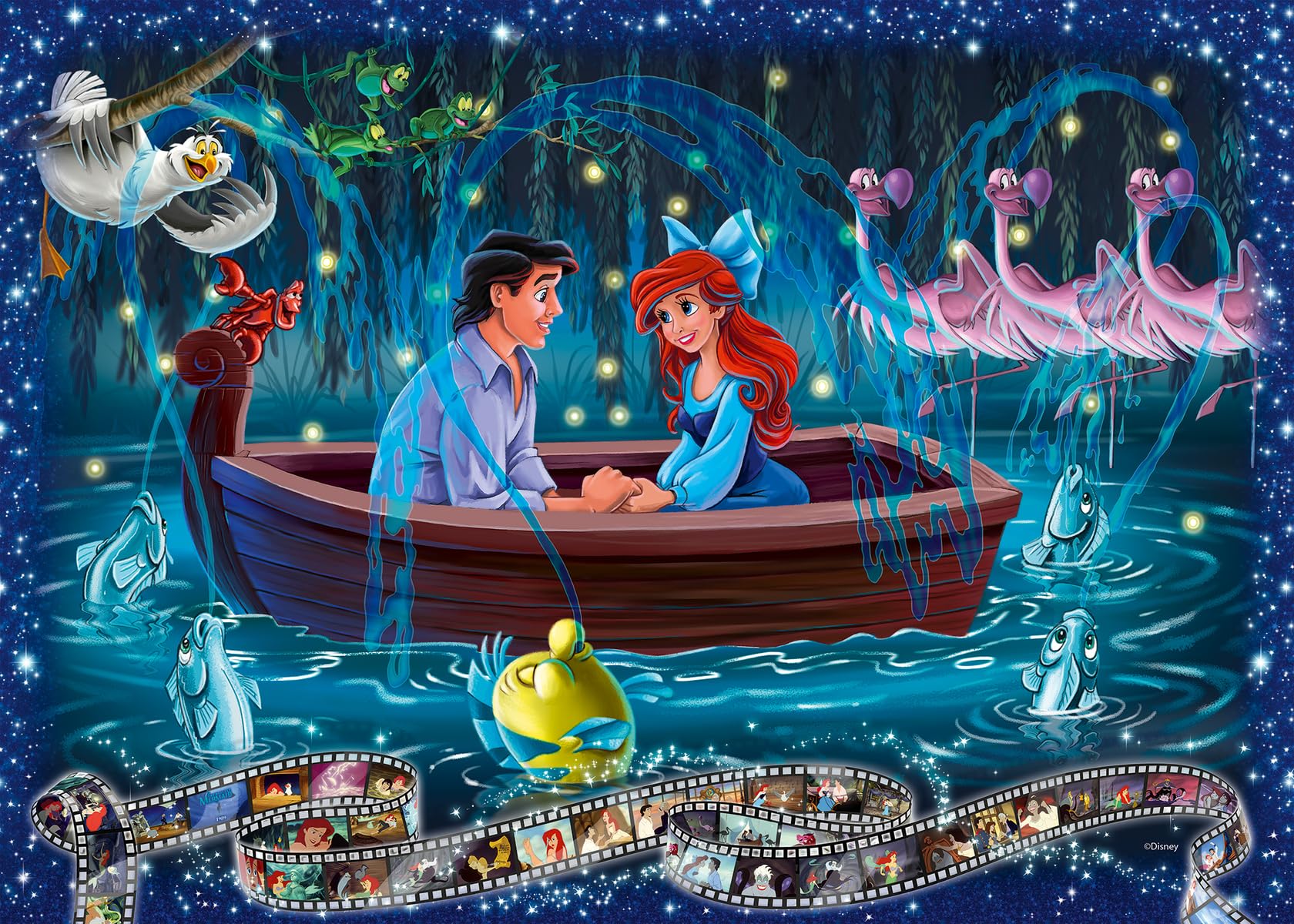 ジグソーパズル The Little Mermaid 3種セット Amazon.com: Cardinal Puzzle Disney Princess The Little